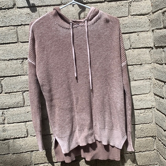Pink American Eagle hooded sweater - Picture 1 of 3
